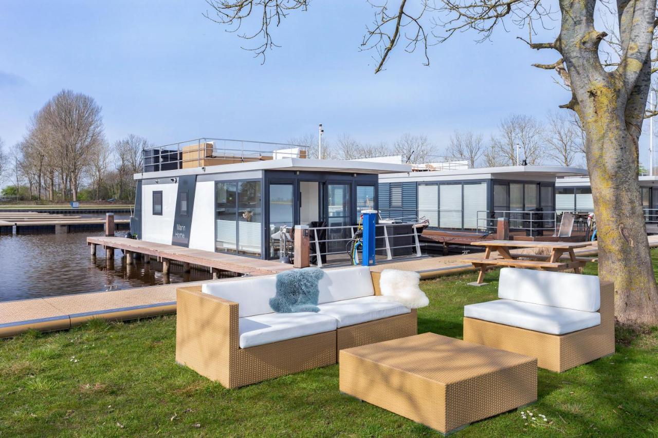 Houseboat Agua Dolce met tuin Villa Offingawier Exterior foto