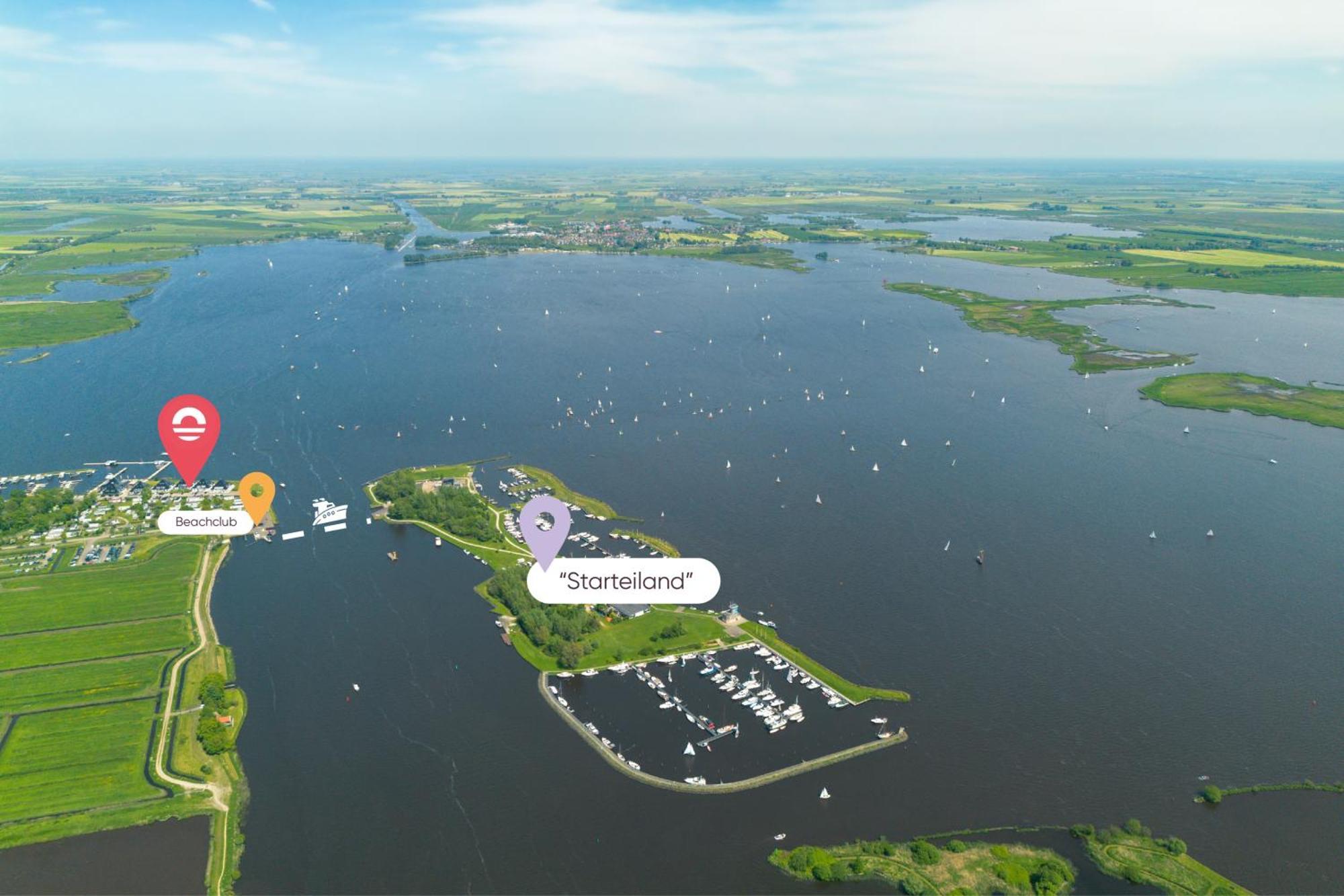 Houseboat Agua Dolce met tuin Villa Offingawier Exterior foto